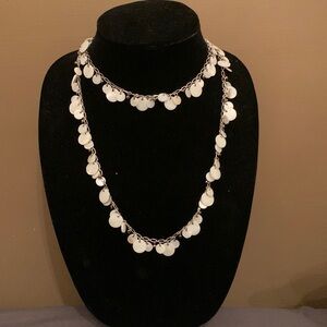 White shell necklace